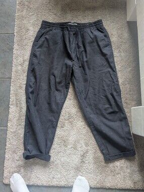 Pull&Bear Black Casual Drawstring Joggers